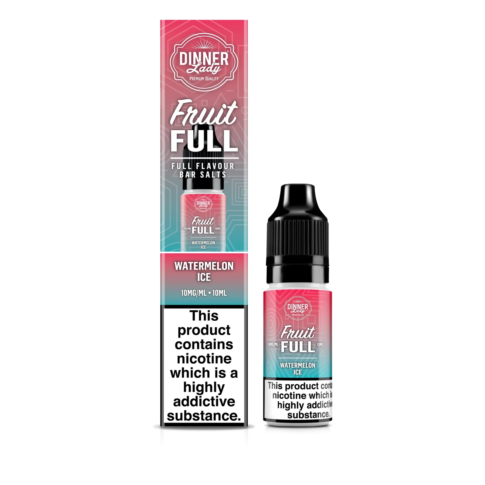 Dinner Lady FruitFull - Watermelon Ice Bar Salt E-Liquid - Image 2