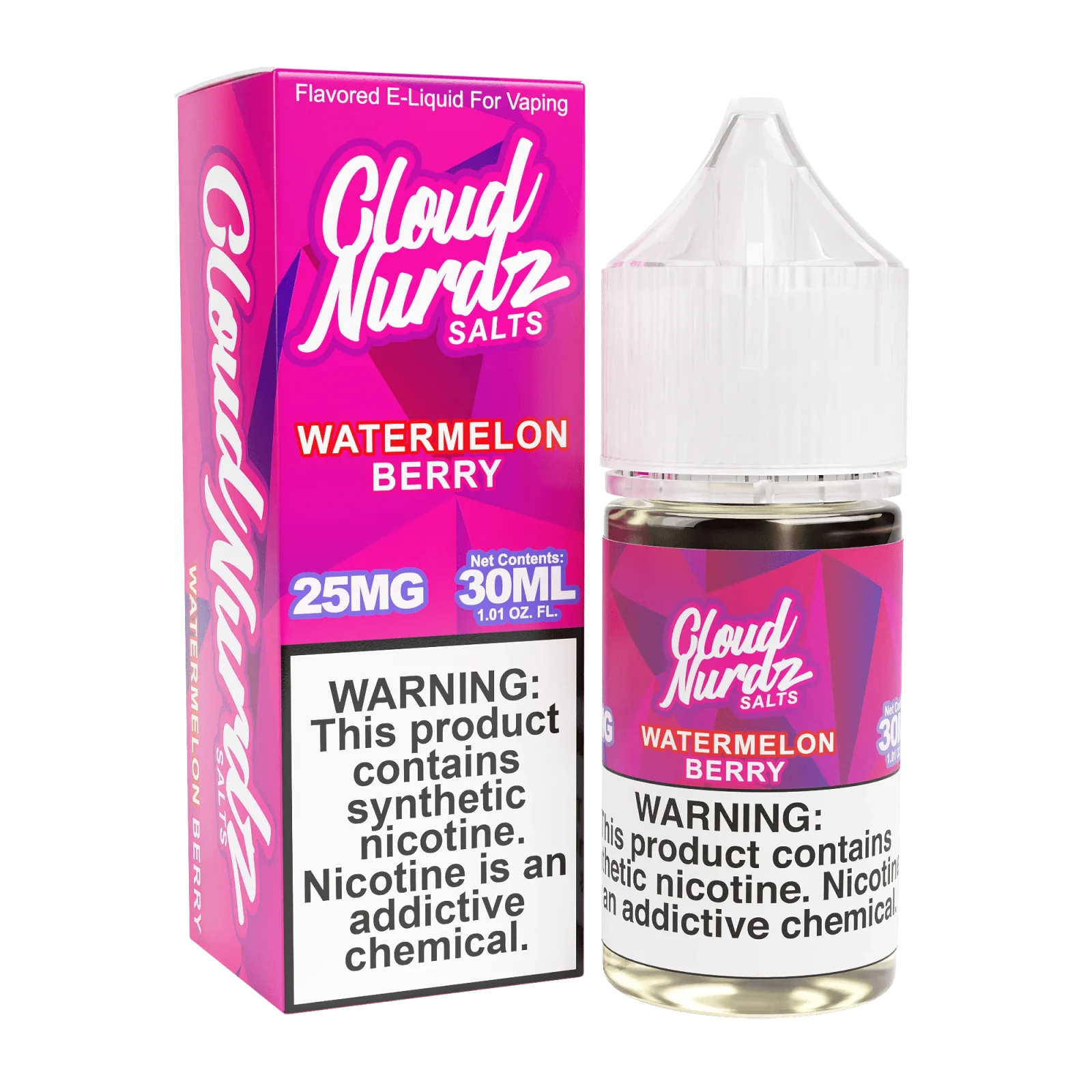 Watermelon Berry SALT - Cloud Nurdz - 30mL