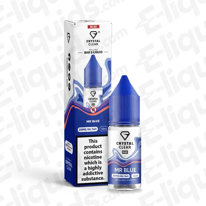 Crystal Clear Mr Blue Nic Salt