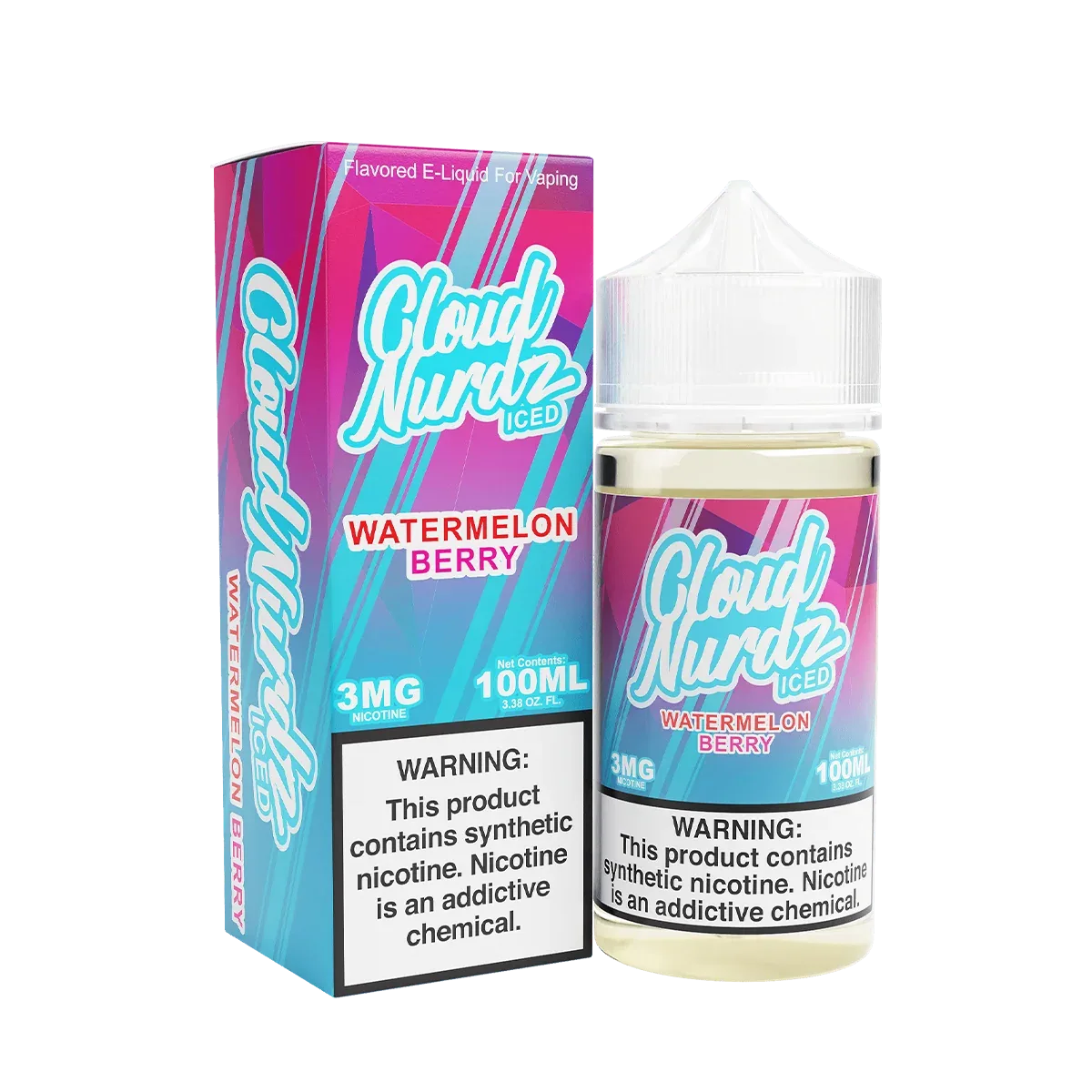 Cloud Nurdz Iced Freebase Vape Juice - Image 2
