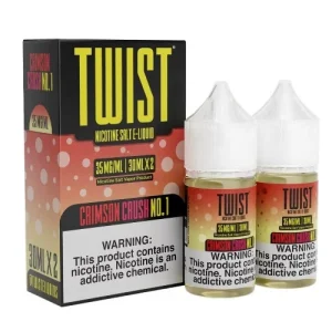 Twist E-Liquid Salts - Crimson Crush No. 1 - 30ml (x2) | Only $19.99
