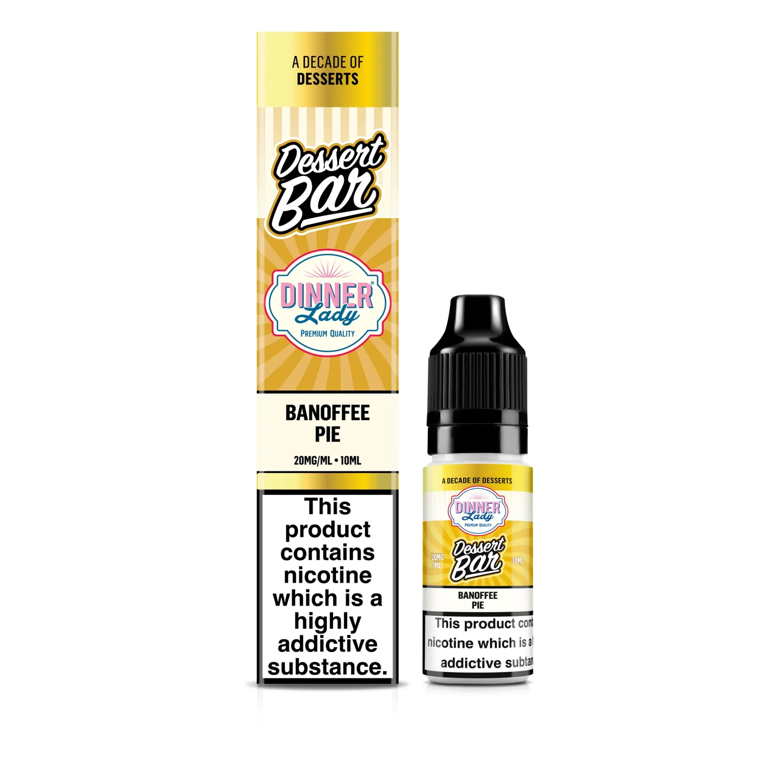 Dinner Lady Dessert Bar – Banoffee Pie Bar Salt E-Liquid - Image 2