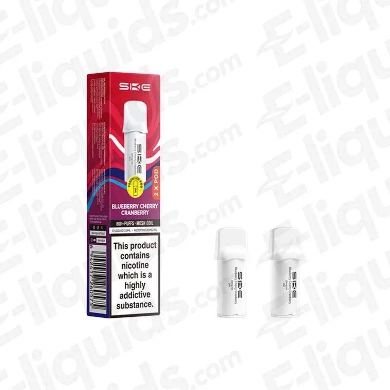 SKE 600 Pro Blueberry Cherry Cranberry Prefilled Pod (Pack of 2)