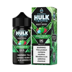 Frozen Green Apple Straw Melon Chew | Mighty Vapors Hulk Tears | 100mL