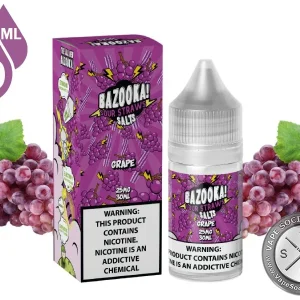 Grape BAZOOKA SOUR STRAWS SALT 30ml