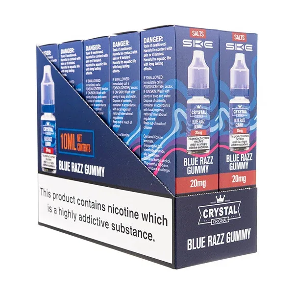 SKE Crystal Nic Salt E-Liquids - Pack of 10