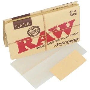 RAW Artesano Tray Rolling Papers 1 1/4 Size