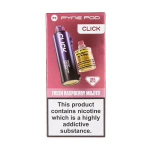 Fresh Raspberry Mojito Pyne Pod Click Pod & Bottle