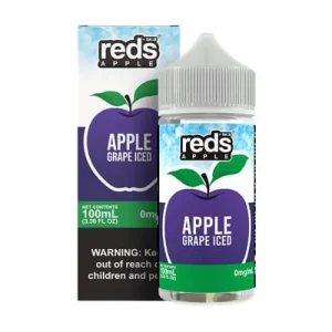 Reds E-Liquid - Apple Grape Iced 100ml | Only $19.99