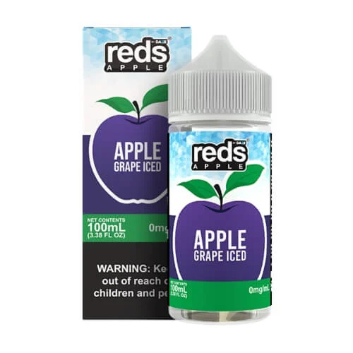 Reds E-Liquid - Apple Grape Iced 100ml | Only $19.99