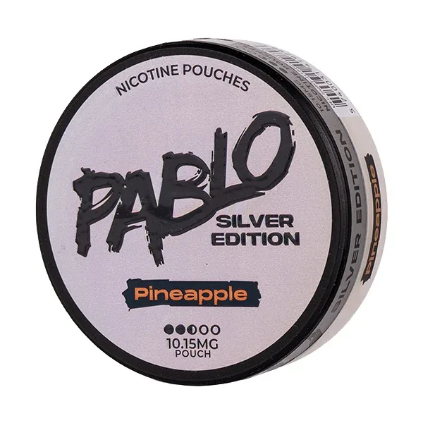 Pineapple Silver Edition Nicotine Pouches by Pablo