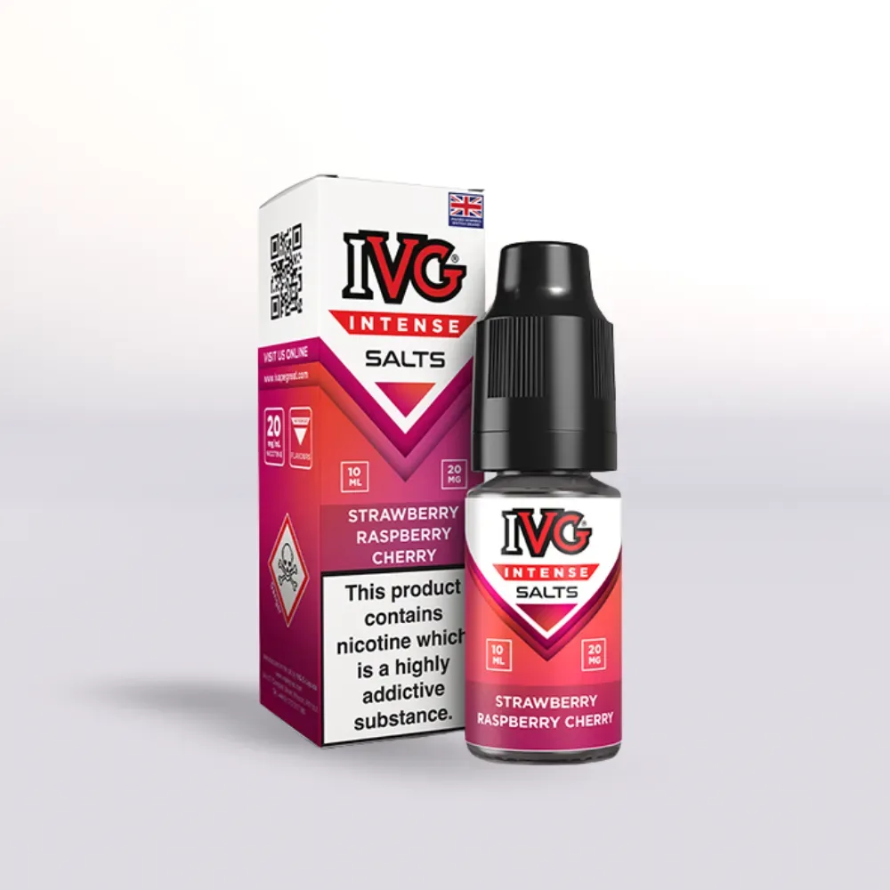 IVG Intense Salts Strawberry Raspberry Cherry Nic Salt E-Liquid