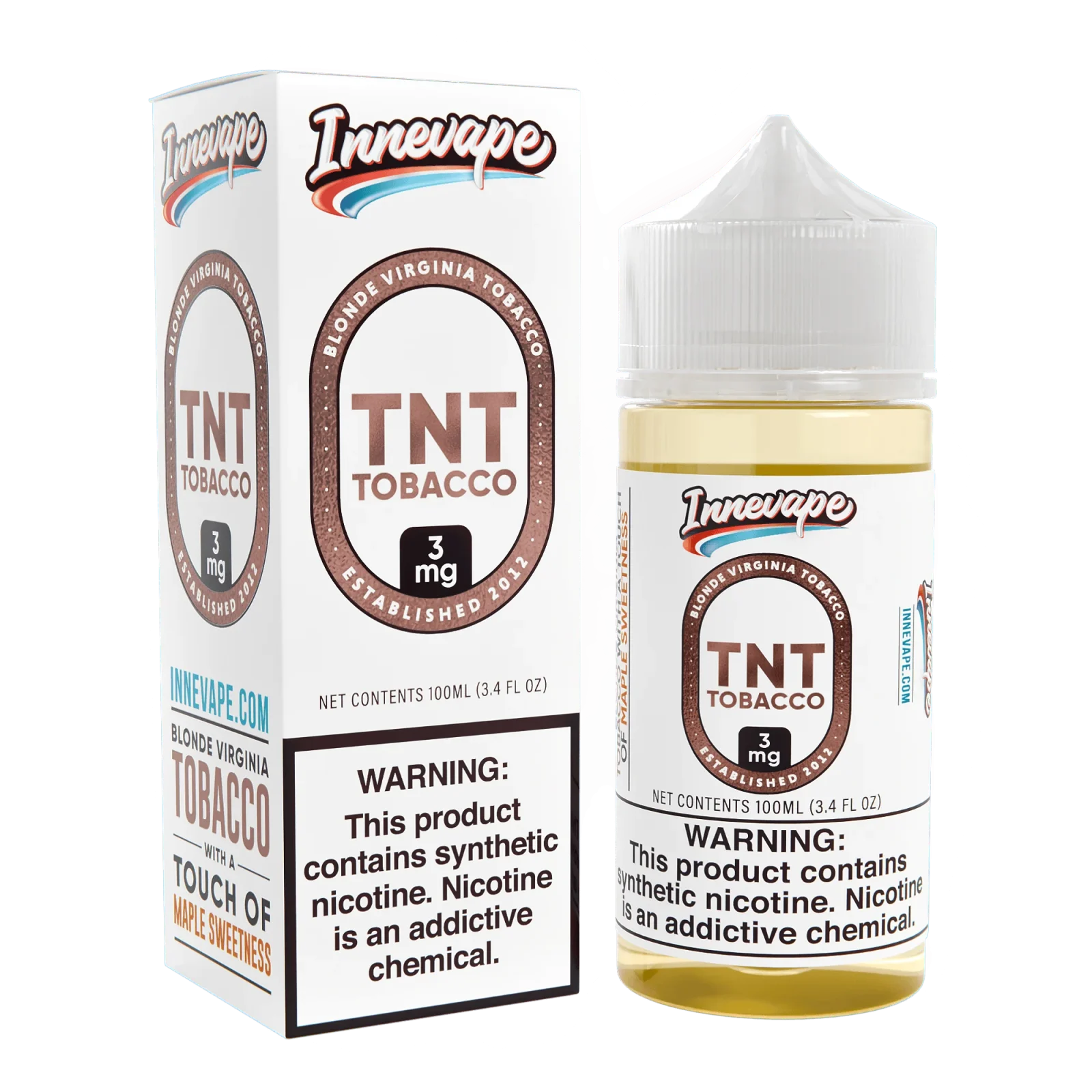 TNT Tobacco - Innevape E-Liquids - 100mL