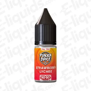 Pukka Juice Strawberry Lychee 50/50 Vape Juice