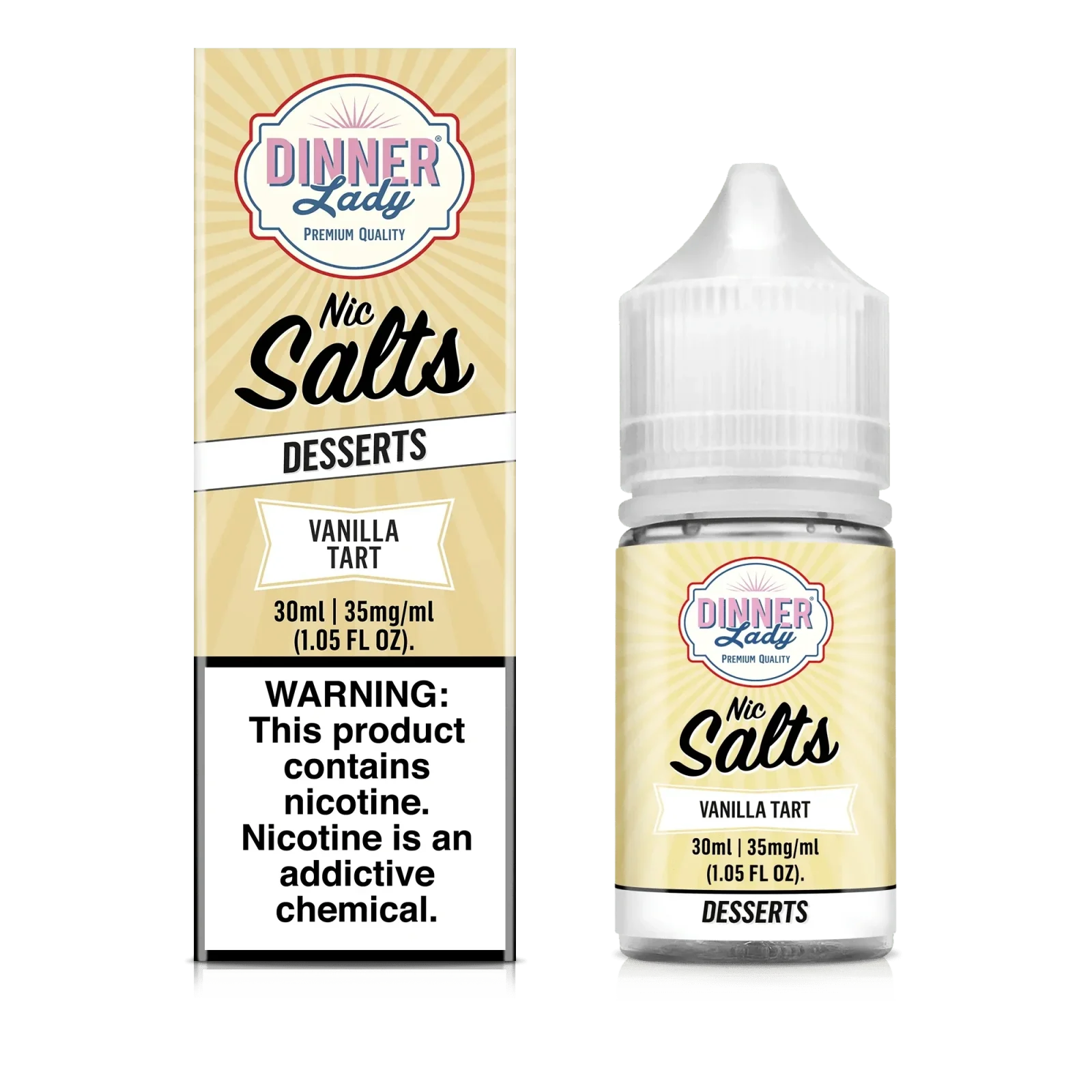 Vanilla Tart SALT - Dinner Lady - 30mL