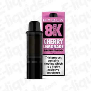 Hyola Pro Max 8000 Cherry Lemonade Prefilled Pod
