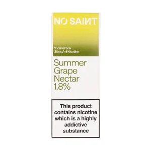 Summer Grape Nectar Prefilled Pods by No Saint