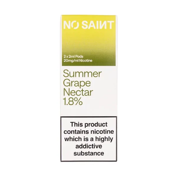 Summer Grape Nectar Prefilled Pods by No Saint