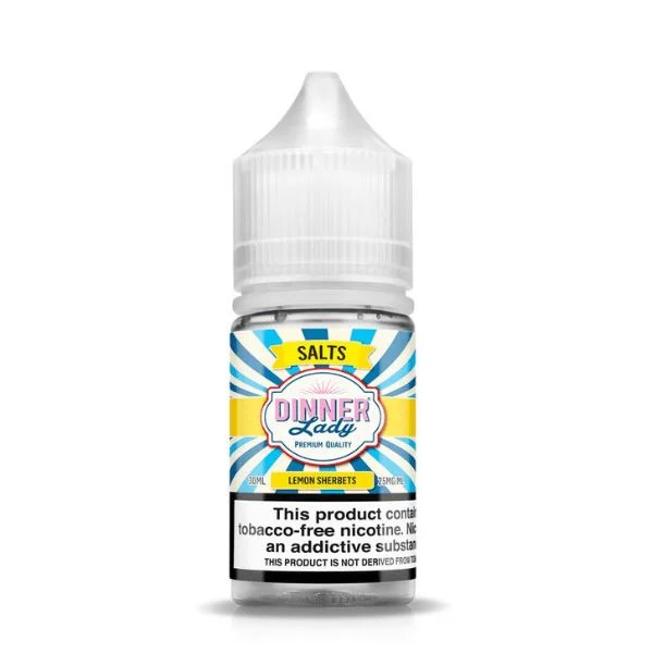 Lemon Sherbets Dinner Lady TFN Salts 30mL