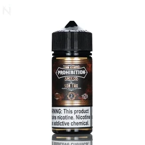 Prohibition E Liquid - Sin Tax - 100mL