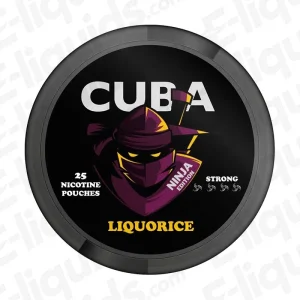 CUBA Ninja Liquorice Nicotine Pouches
