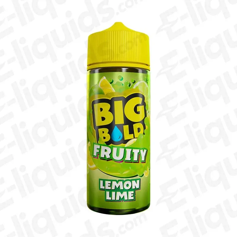 Big Bold Fruity Lemon Lime Shortfill Vape Juice
