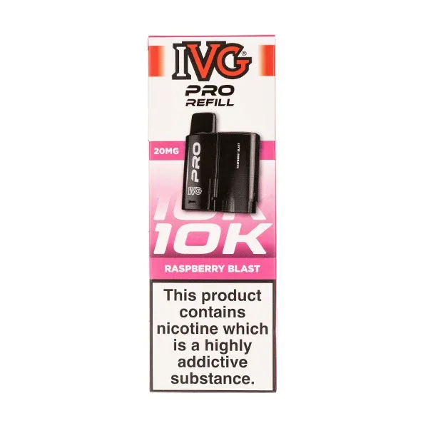 Raspberry Blast Pro 12 Prefilled Pod + Refill by IVG - Image 2
