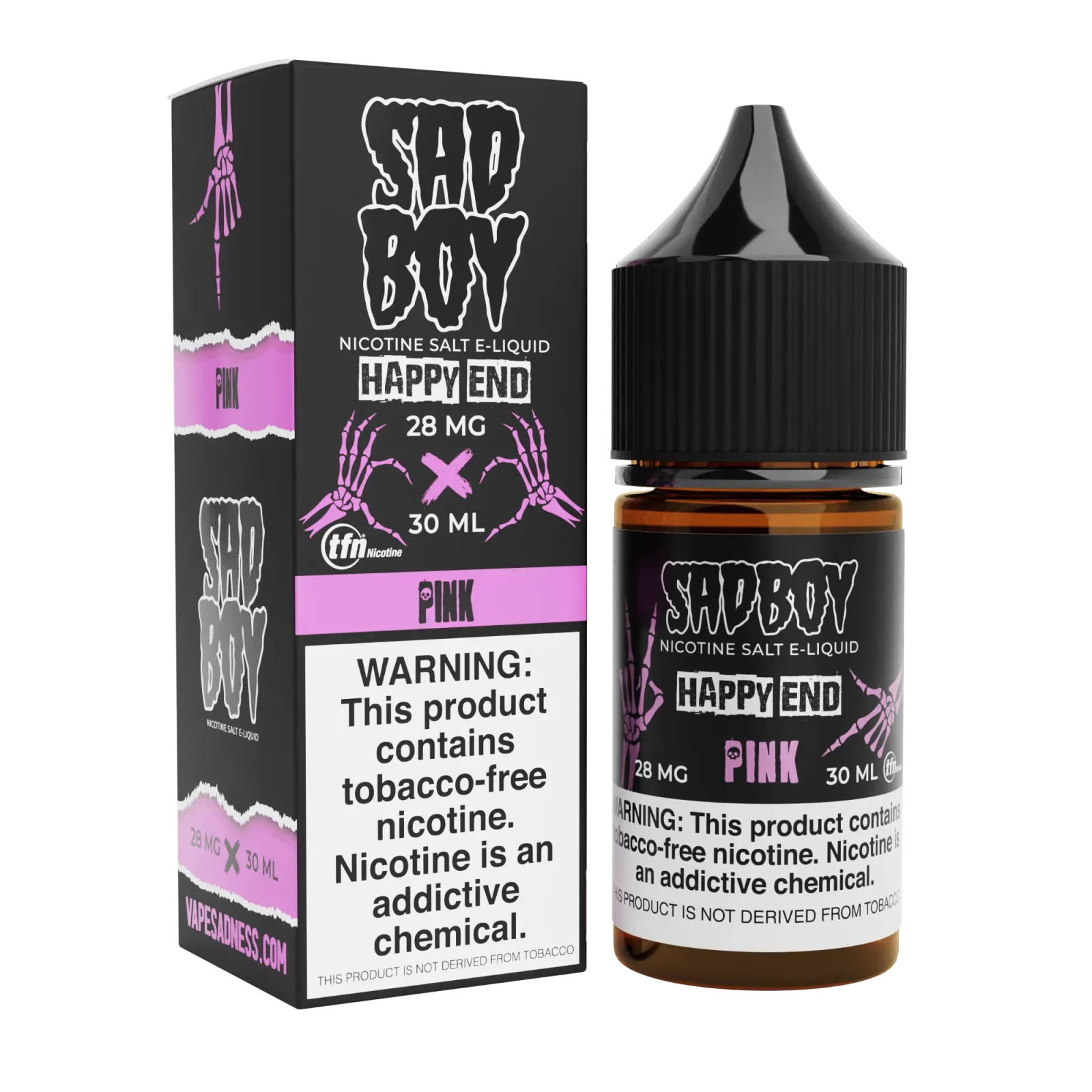 Sadboy Happy End Pink Vape Juice - Image 2