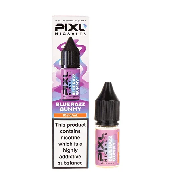 Blue Razz Gummy Nic Salt E-Liquid by Pixl