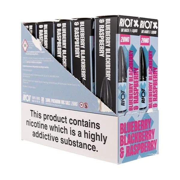 Riot X Nic Salt E-Liquids - Pack of 10 - Image 2