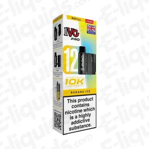 IVG Pro 12 20mg Banana Ice Prefilled Pod