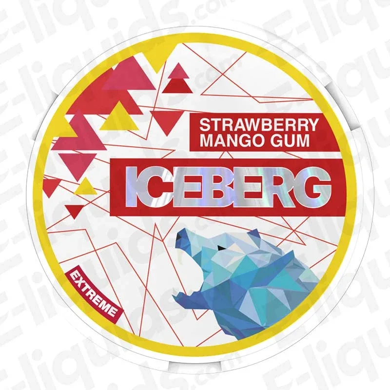 Iceberg Strawberry Mango Gum Nicotine Pouches - Image 2
