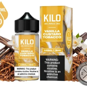 Vanilla Custard Tobacco KILO E-Liquids 100ml