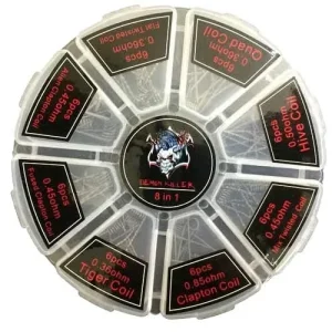 Demon Killer Coils 48 pcs, 8 Types of Prebuilt Coils