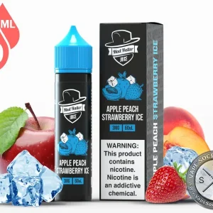Apple Peach Strawberry Ice MAD HATTER JUICE 60ml