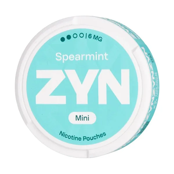 Spearmint Mini Medium Nicotine Pouches by Zyn