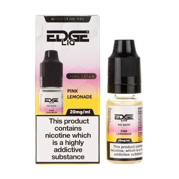 Pink Lemonade Nic Salt E-Liquid By EDGE Liq