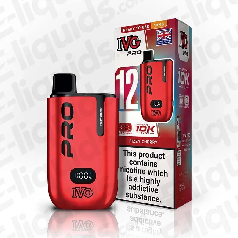 IVG Pro 12 10mg Fizzy Cherry Prefilled Pod Kit