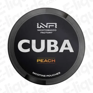 CUBA Black Peach Nicotine Pouches