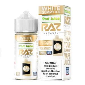 White Gummy Ice | Pod Juice x RAZ | 100mL