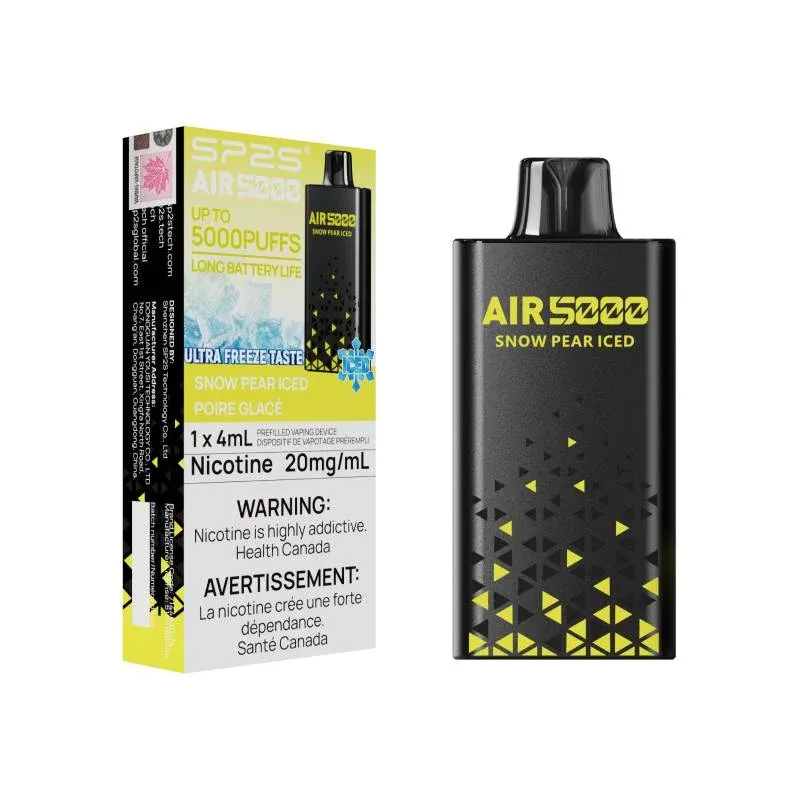 SP2S AIR 5000 - Snow Pear Iced Disposable Vape