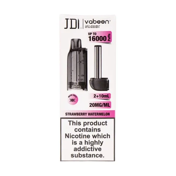 Strawberry Watermelon Vabeen Starmix 16000 Prefilled Pod + Refill by JDI