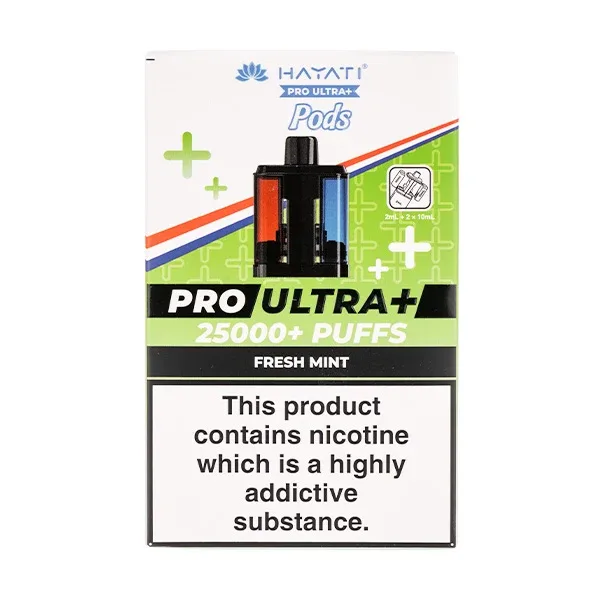 Fresh Mint Pro Ultra Plus 25k Prefilled Pod + Refill by Hayati