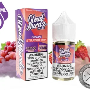Grape Strawberry CLOUD NURDZ SALTS 30ml