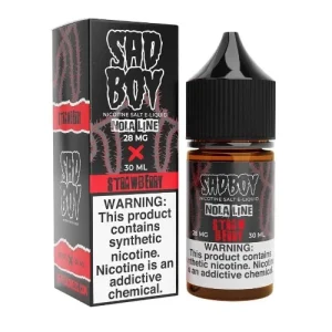 Sadboy Salt E-Liquid Nola Line - Strawberry - 30ml | Only $14.95