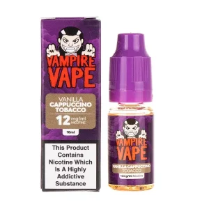 Vanilla Cappuccino Tobacco E-Liquid By Vampire Vape