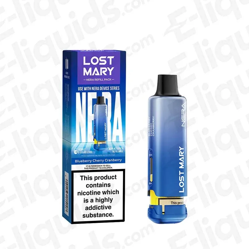 Lost Mary NERA 15K Blueberry Cherry Cranberry Prefilled Pod
