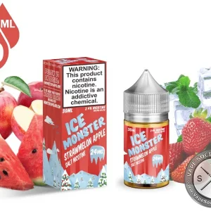 Strawmelon Apple Ice Monster Salt 30ml
