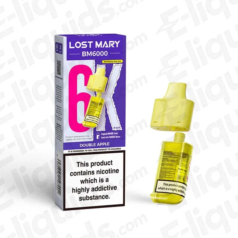 Lost Mary BM6000 Double Apple Prefilled Pod