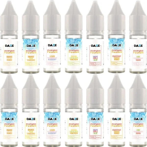 7Daze Fusion Series Salt Nic E-Juice 15mL
